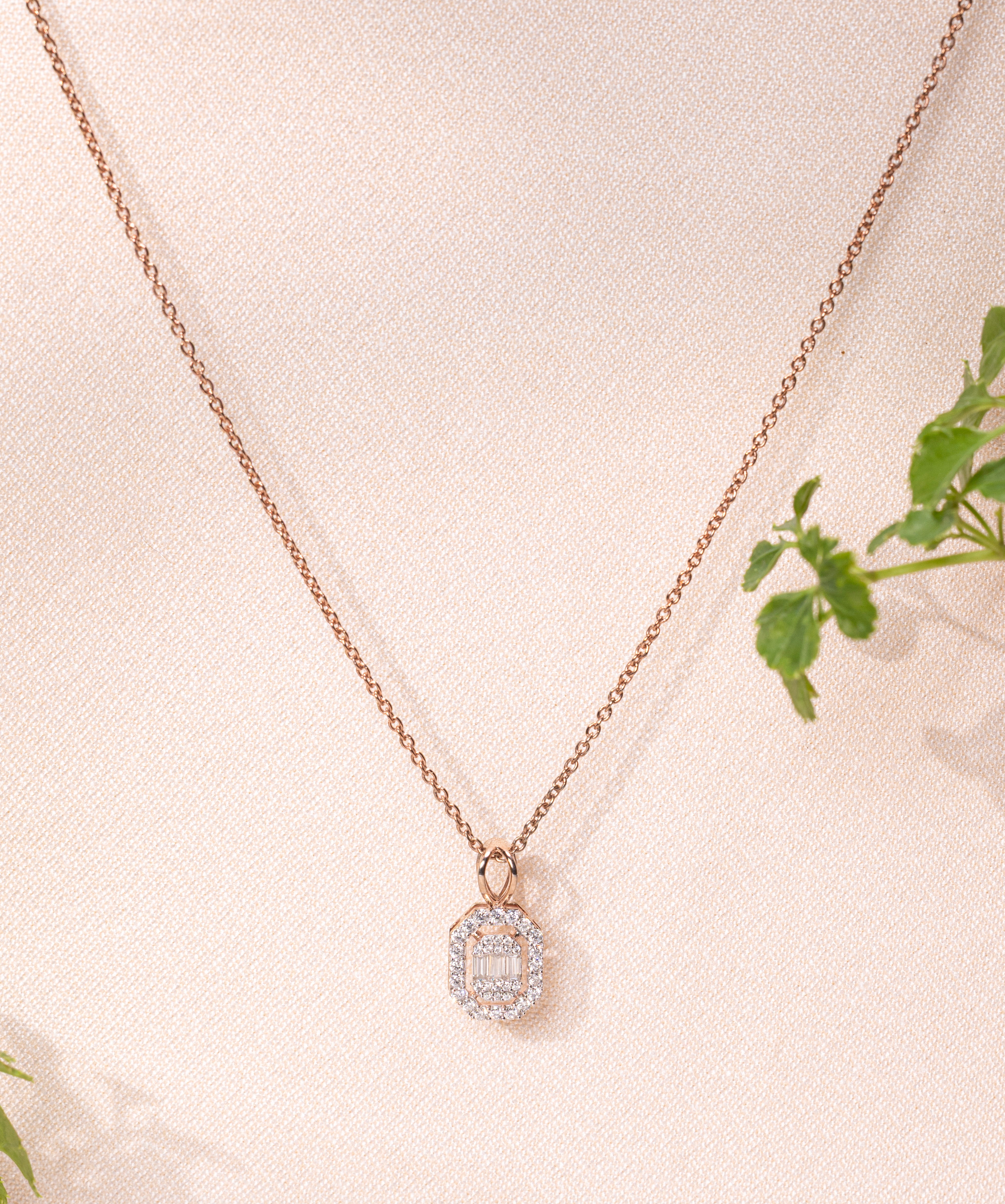 Octavira Halo Necklace