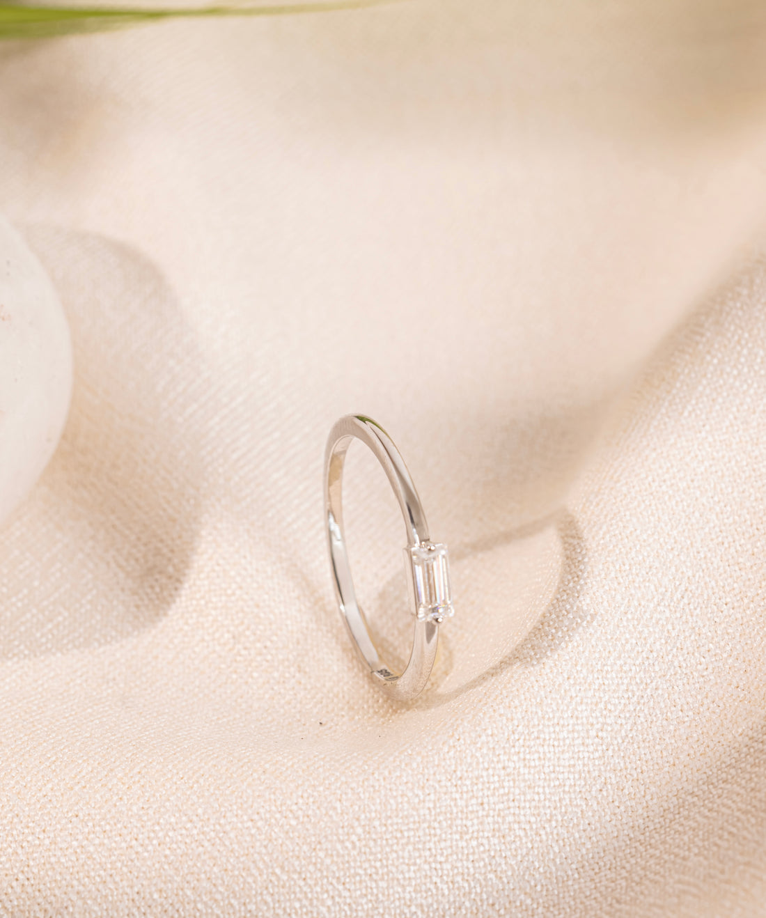 Minimalist Baguette Ring