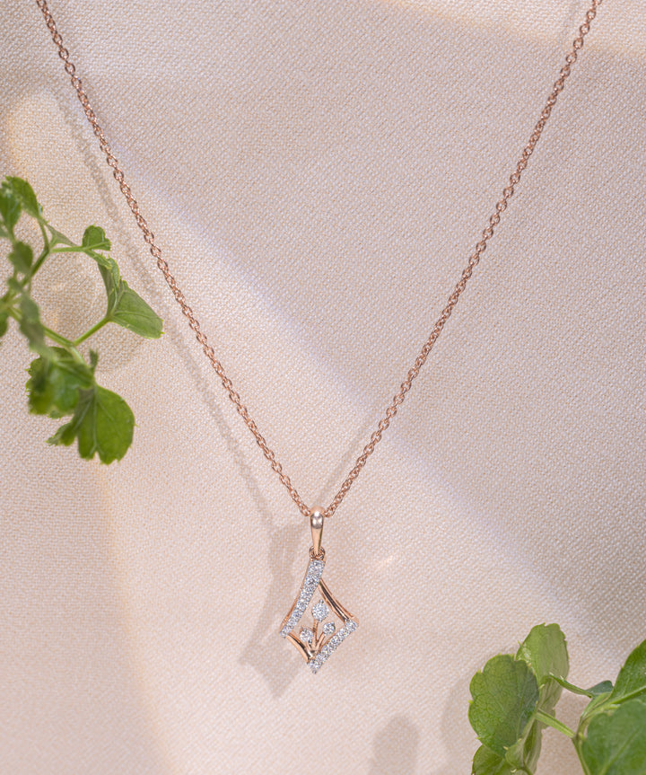 Artisan Flora Rhombus Pendant