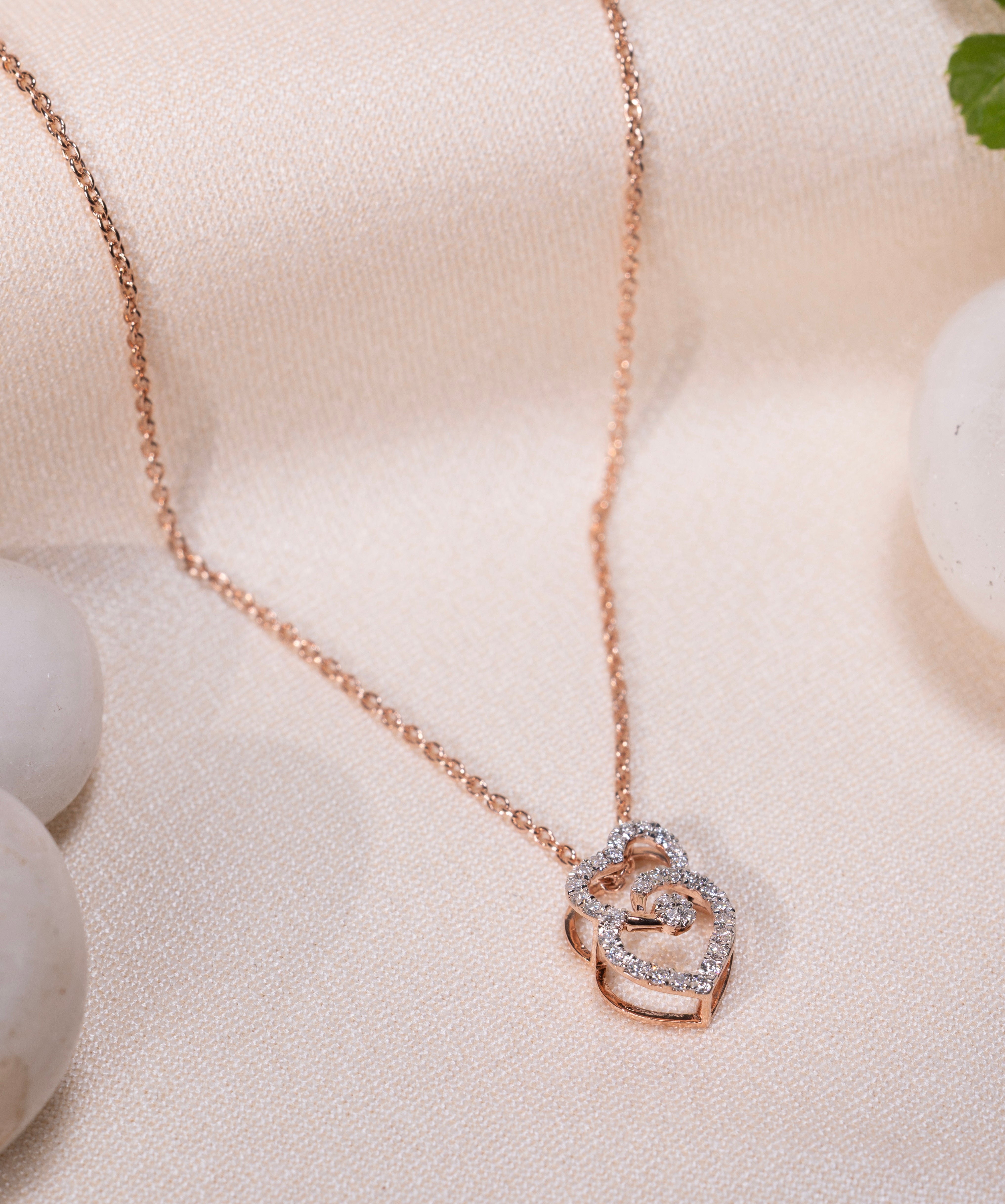 Amorielle Duo Heart Necklace