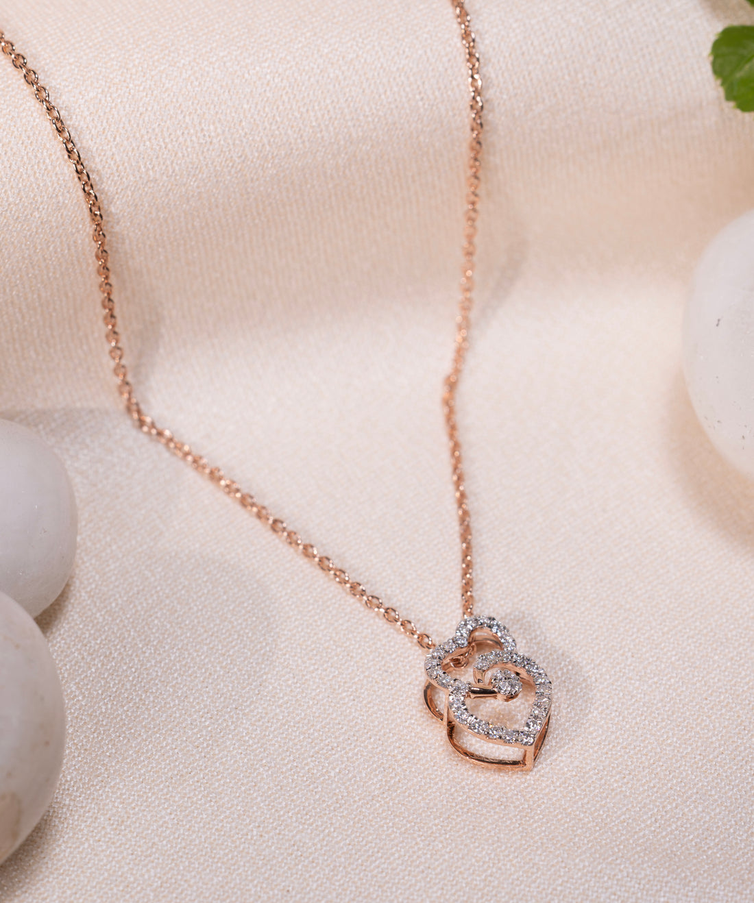 Amorielle Duo Heart Necklace