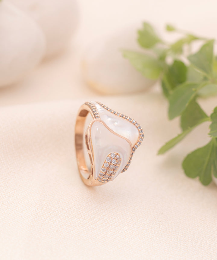 Tidal Grace Sculptural Ring