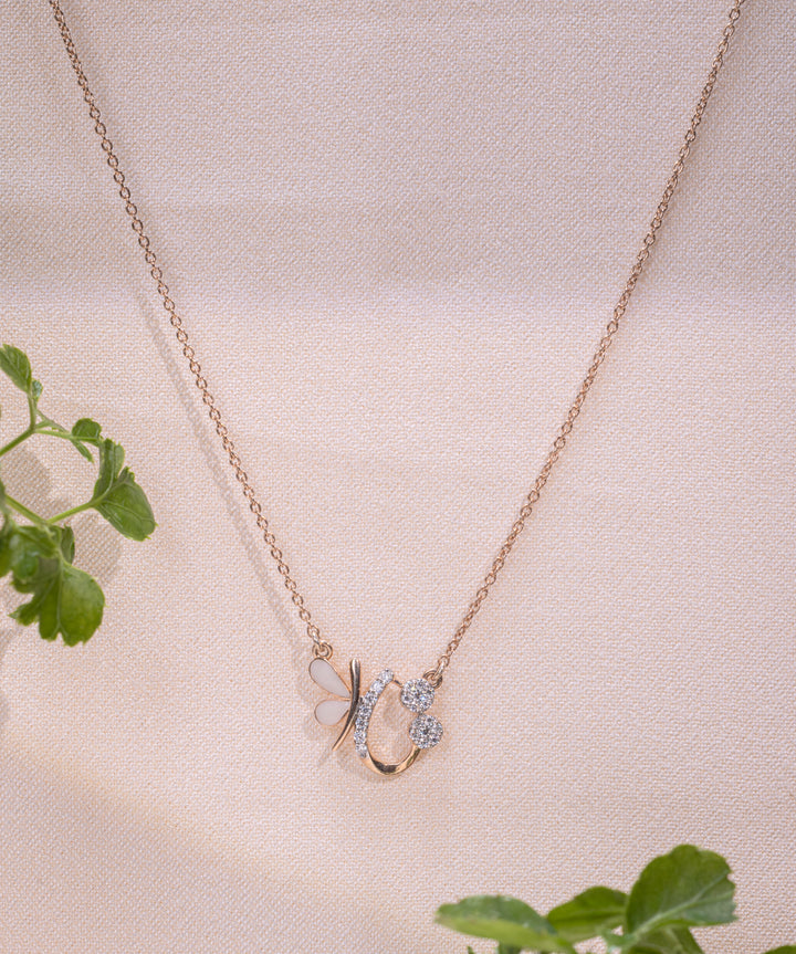 Ethereal Flutter Enamel Pendant