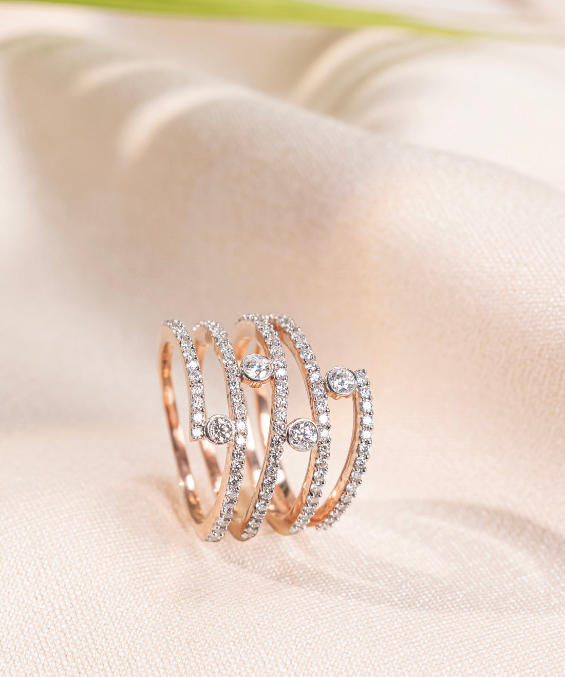 Celestia Glow Multi-Band Ring