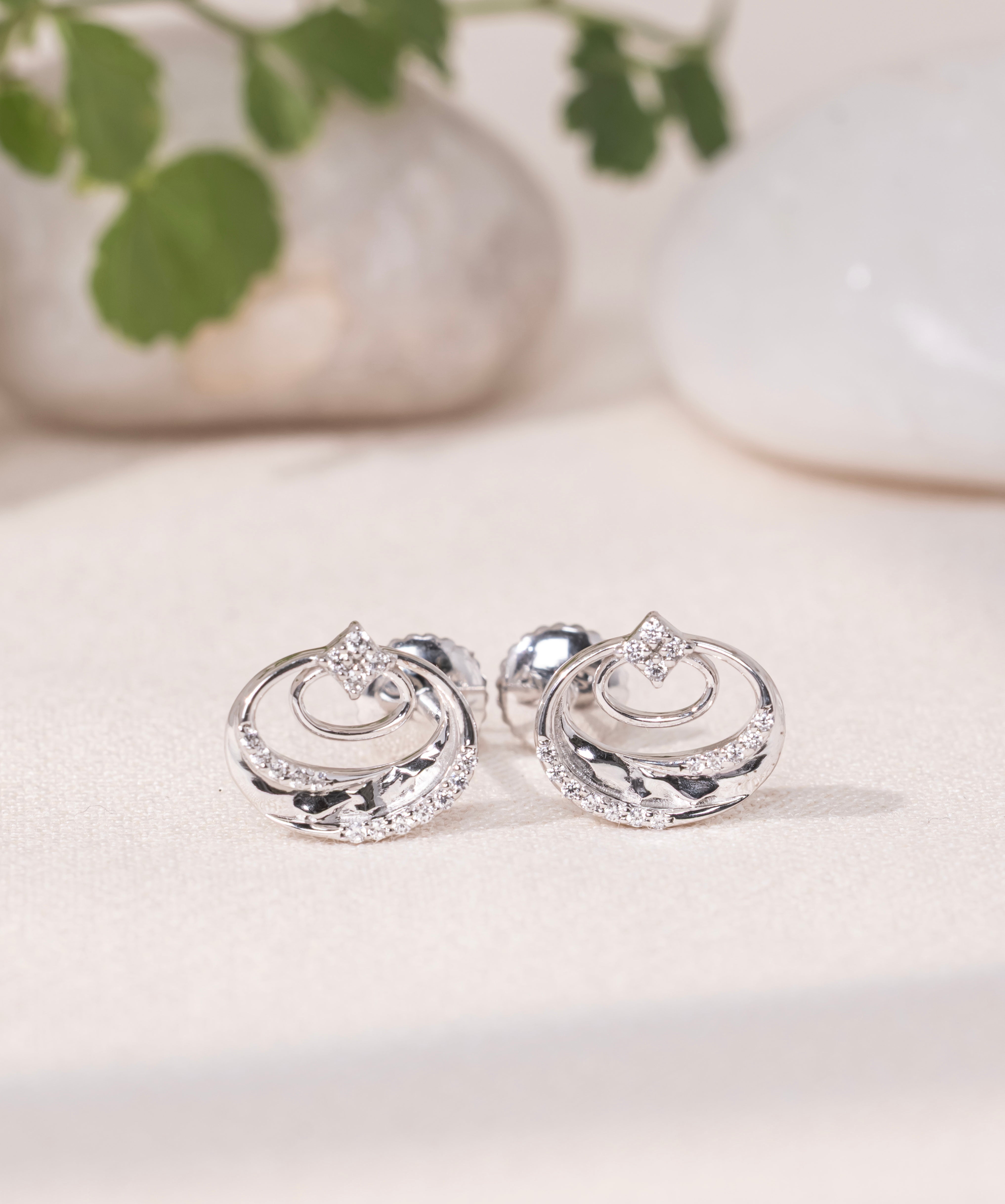 Luna Orbit Stud Earrings