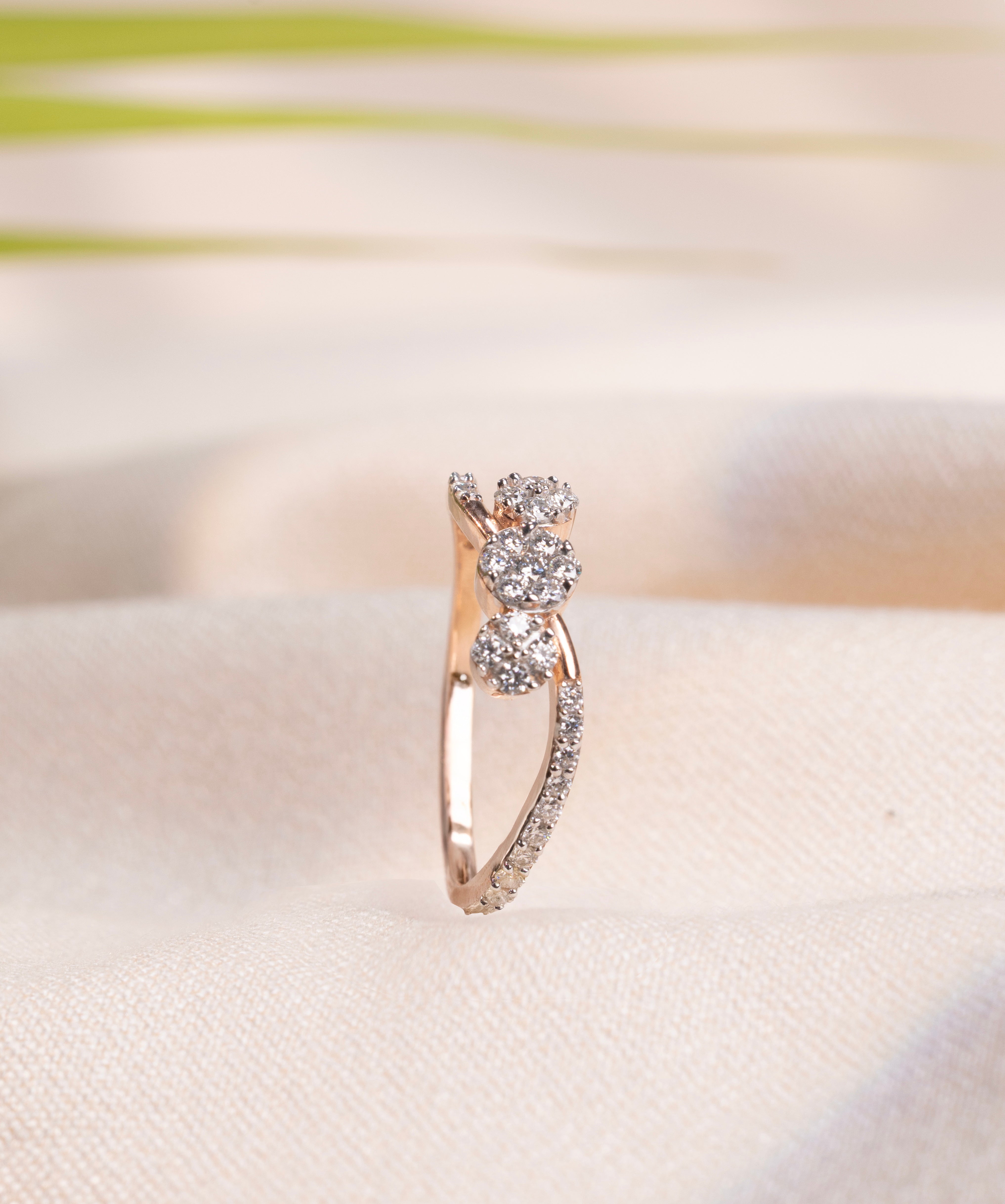Luminous Petal Ring