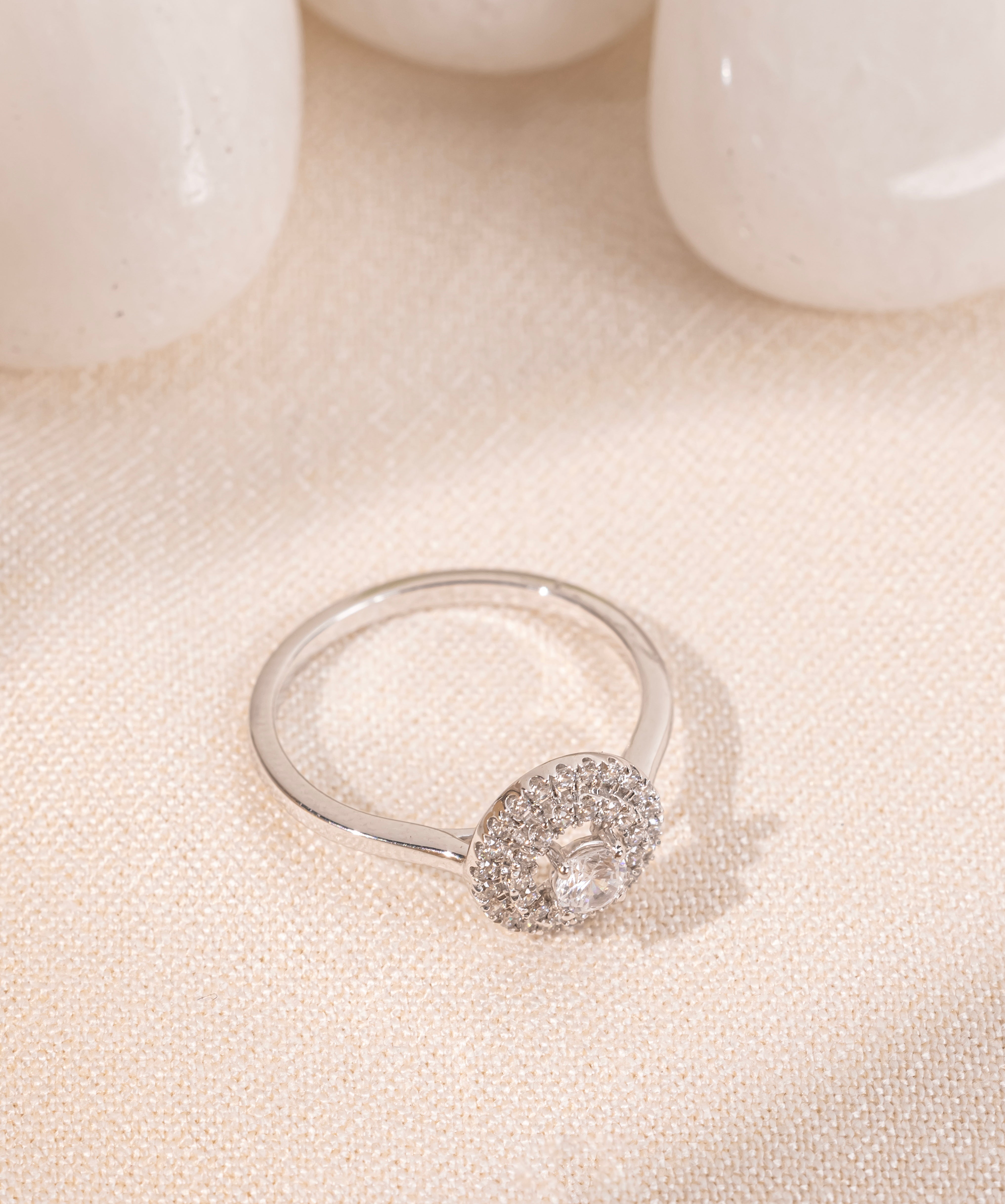 Round Halo Ring