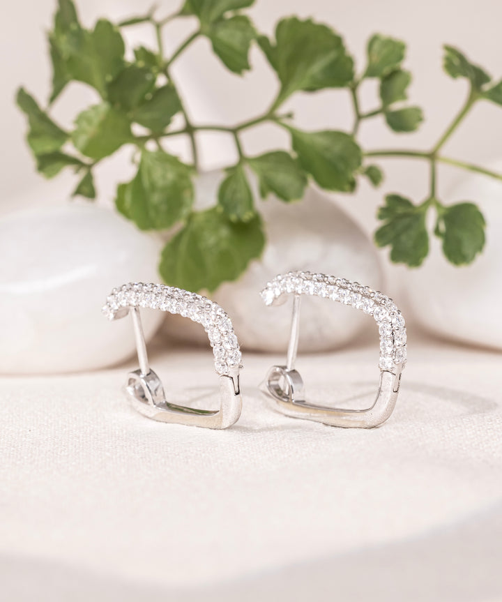 Celeste Glow Moissanite Diamond Earrings