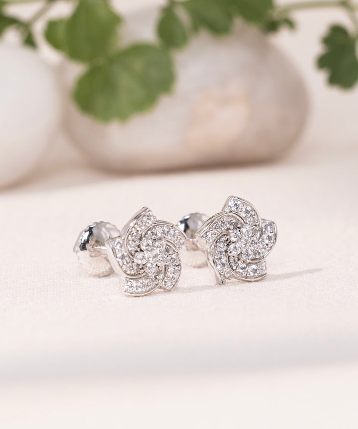 Twinkle Petal Stud Earrings