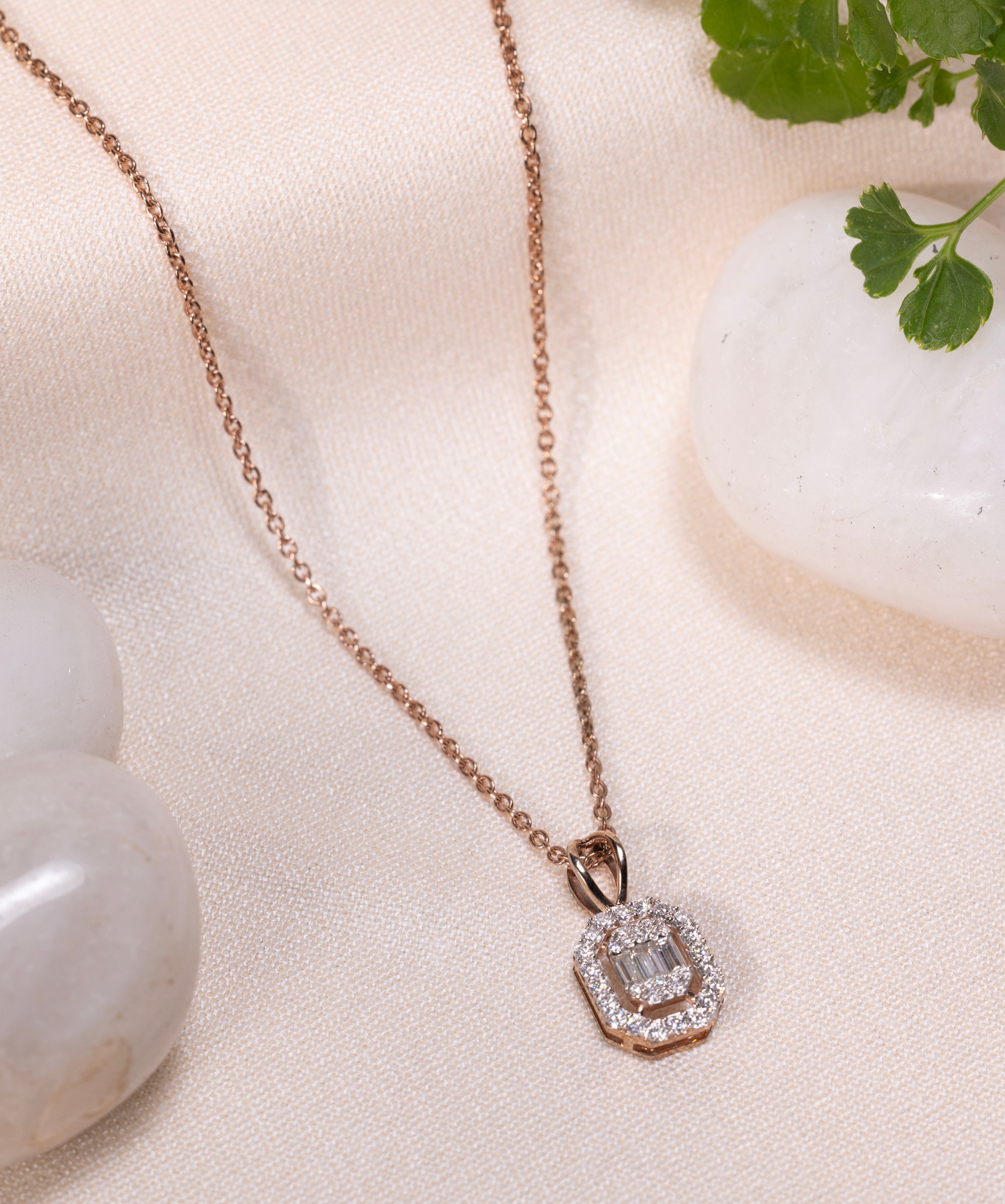 Octavira Halo Necklace