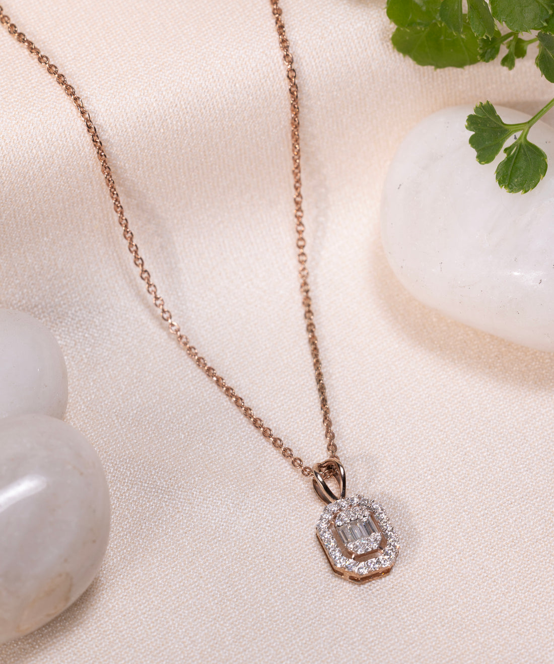 Octavira Halo Necklace