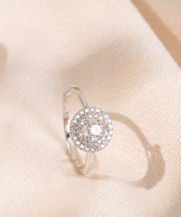 Round Halo Ring