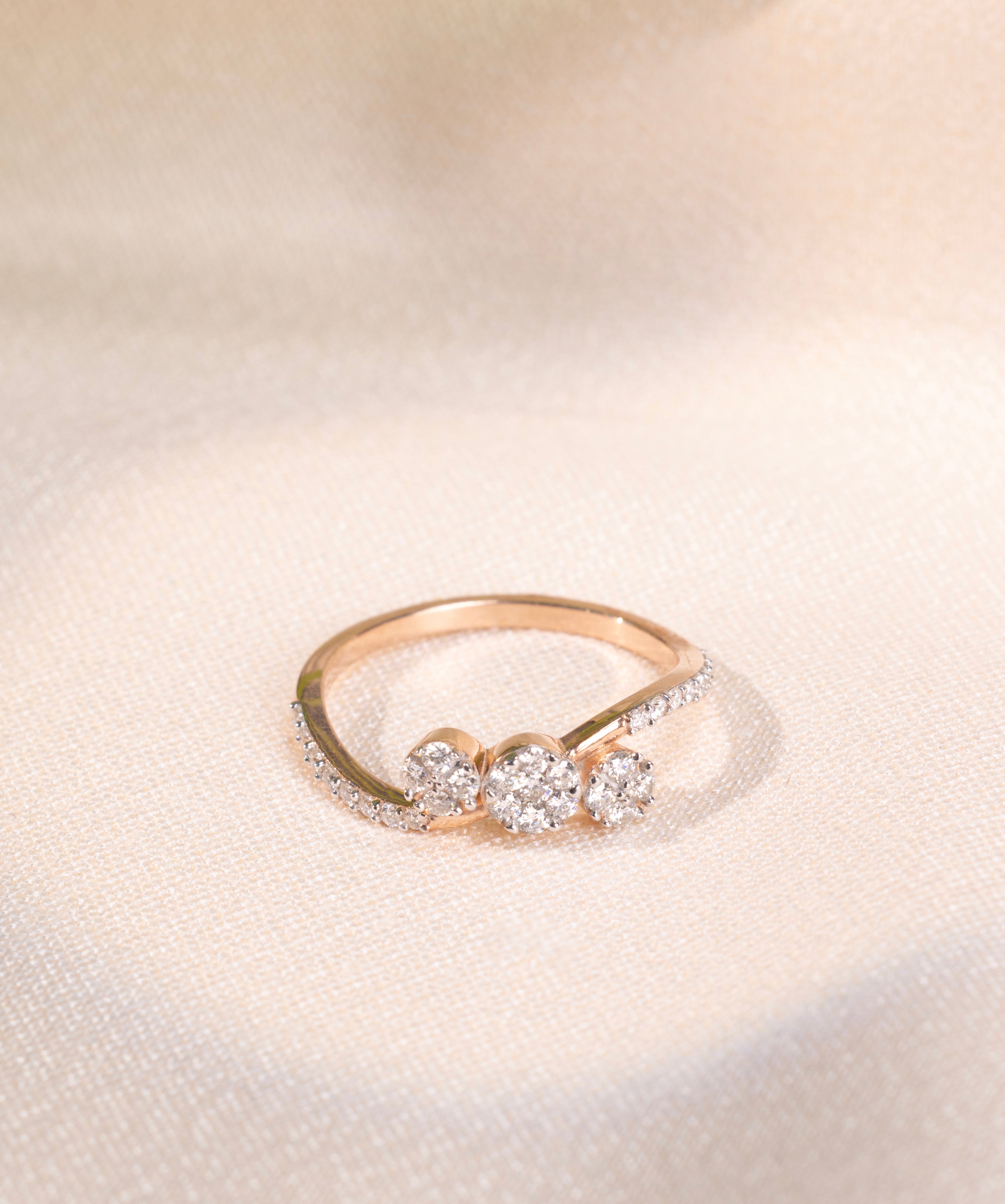 Luminous Petal Ring