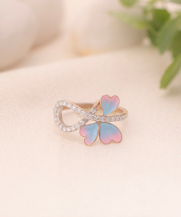 Infinite Meadow Enamel Ring