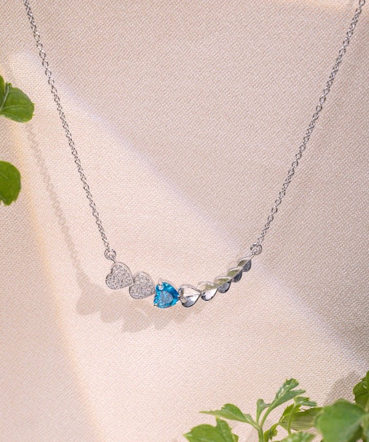 Cerulean Path Heart Pendant