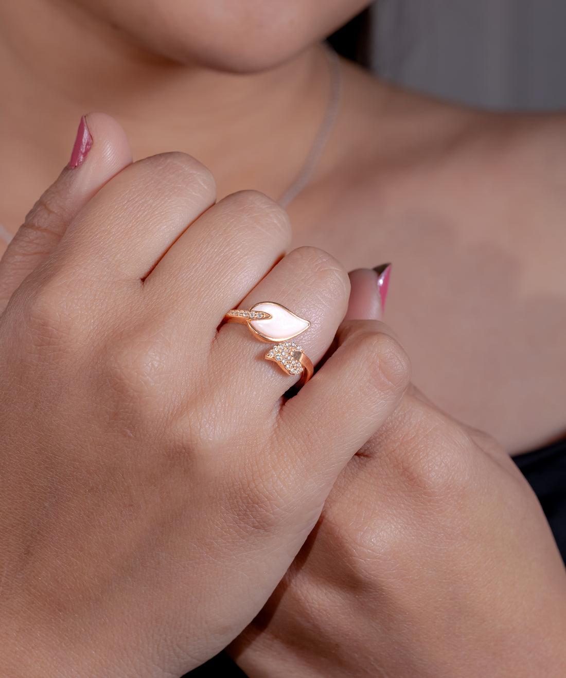 Willow Whisper Bypass Ring