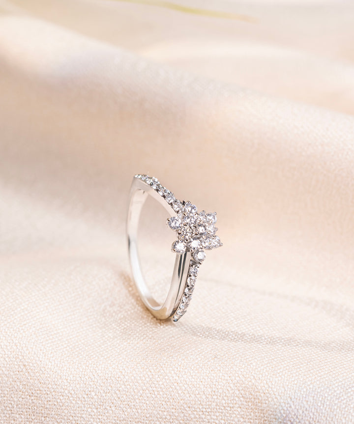 Glacial Bloom Ring