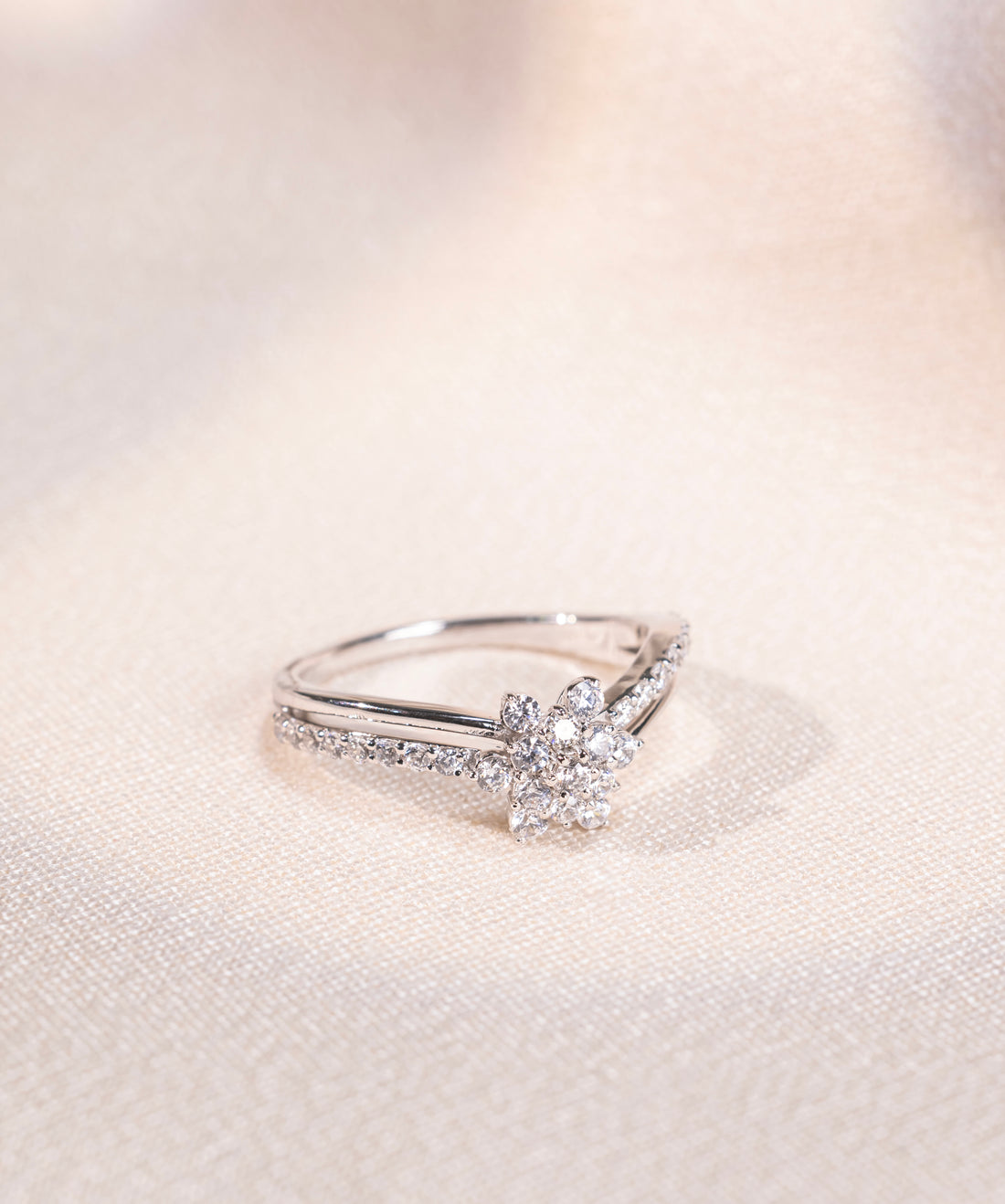 Glacial Bloom Ring