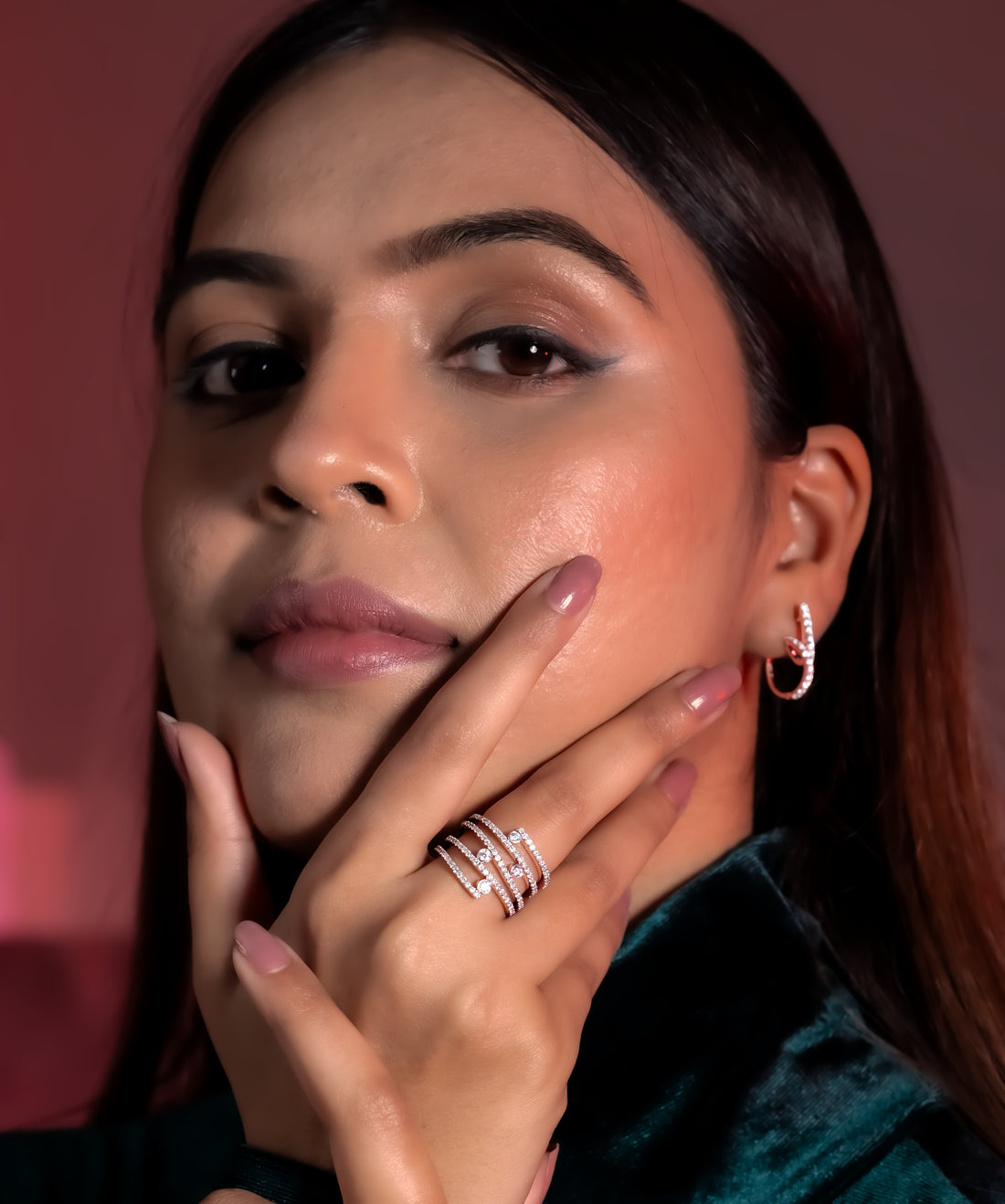 Celestia Glow Multi-Band Ring