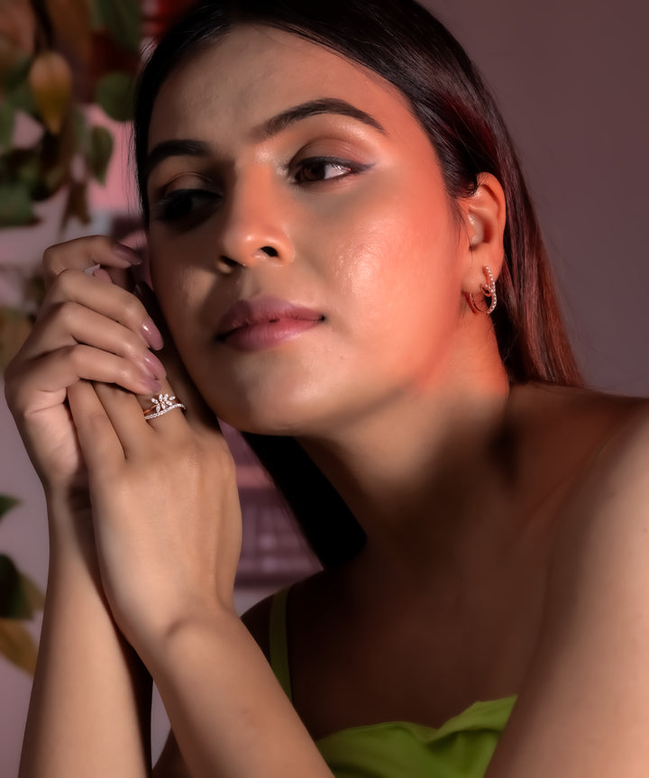 Blooming Radiance Rose Gold Ring