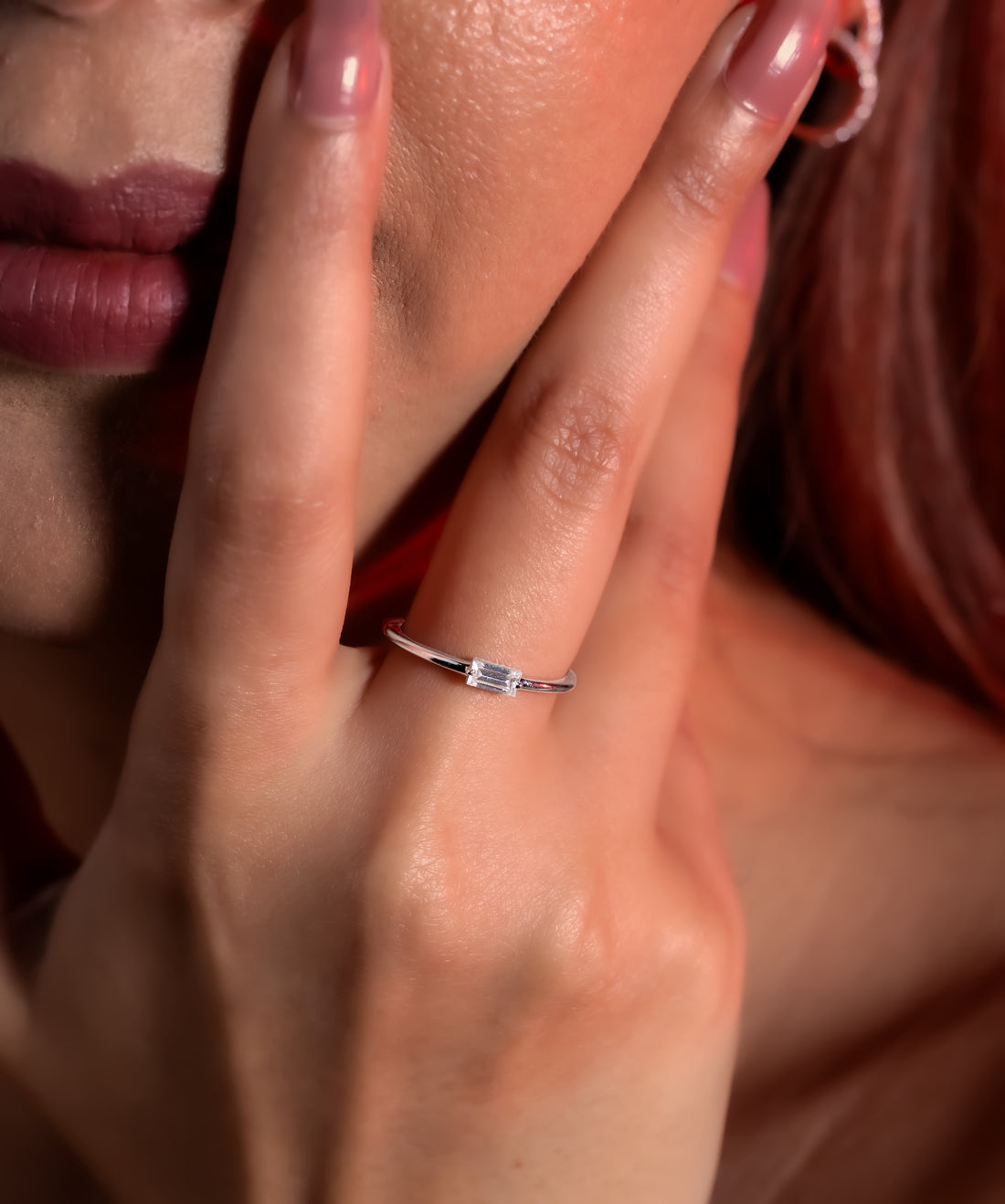 Minimalist Baguette Ring