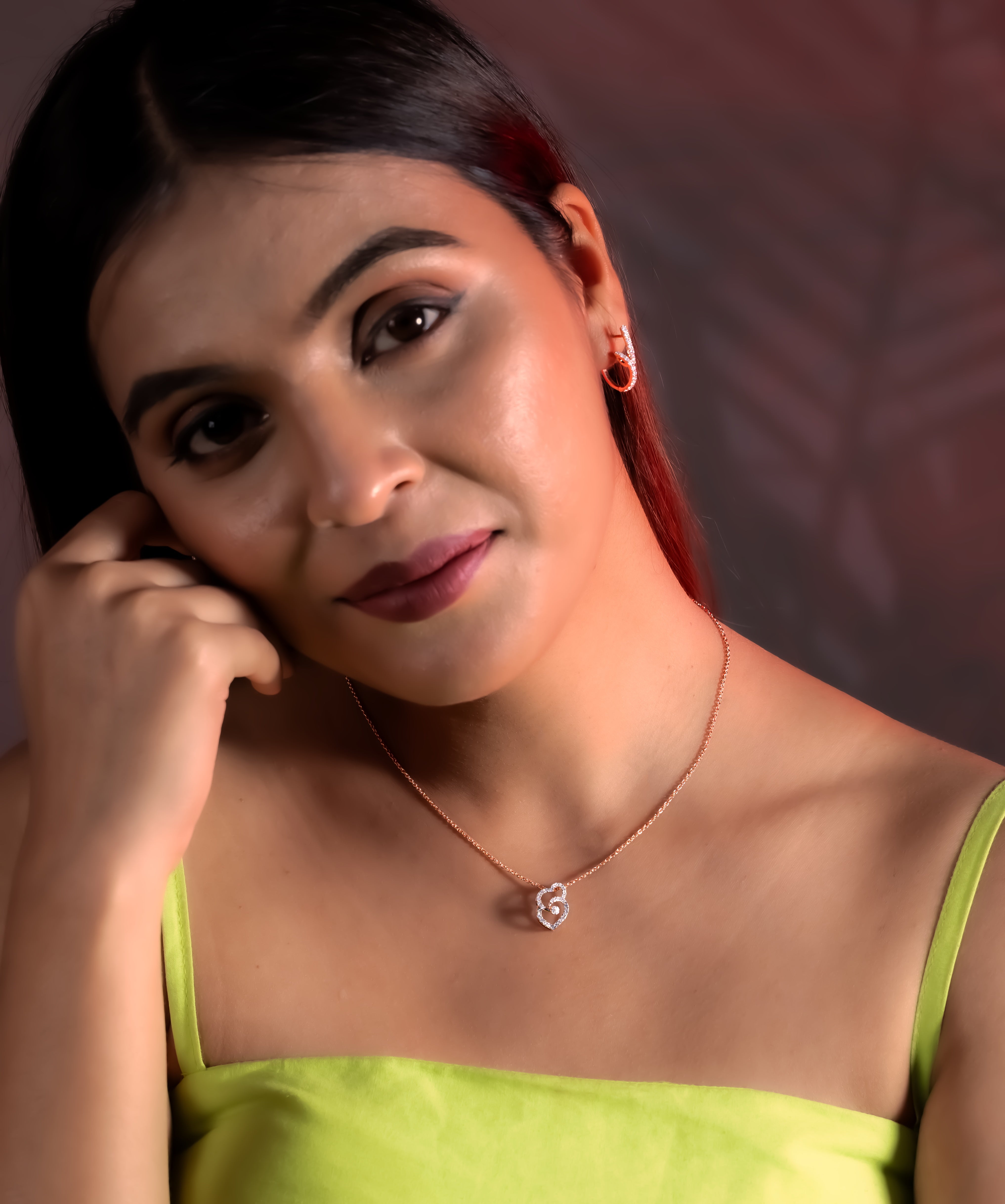 Amorielle Duo Heart Necklace