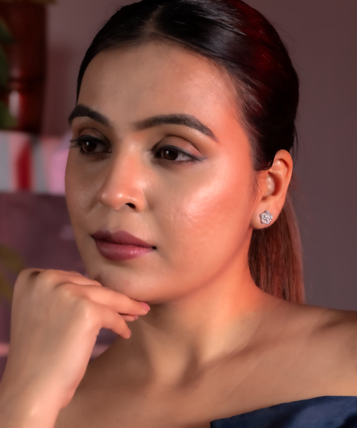Twinkle Petal Stud Earrings