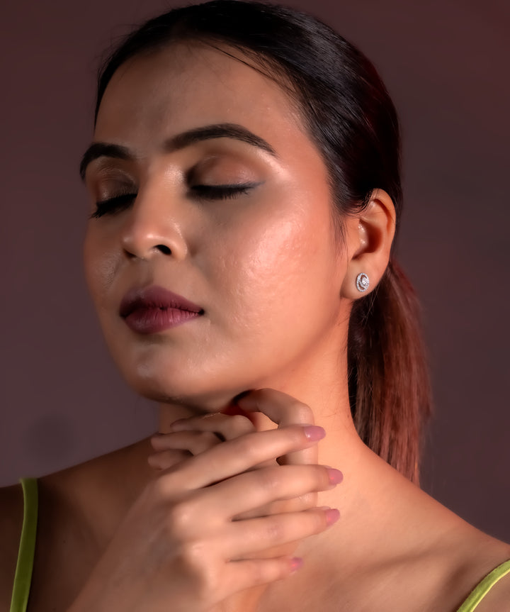 Orbit Glow Stud Earrings