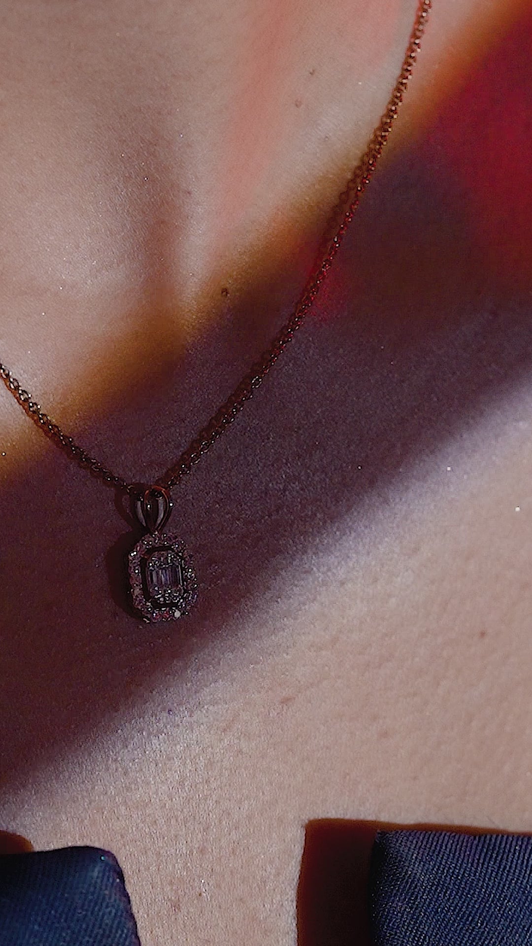 Octavira Halo Necklace
