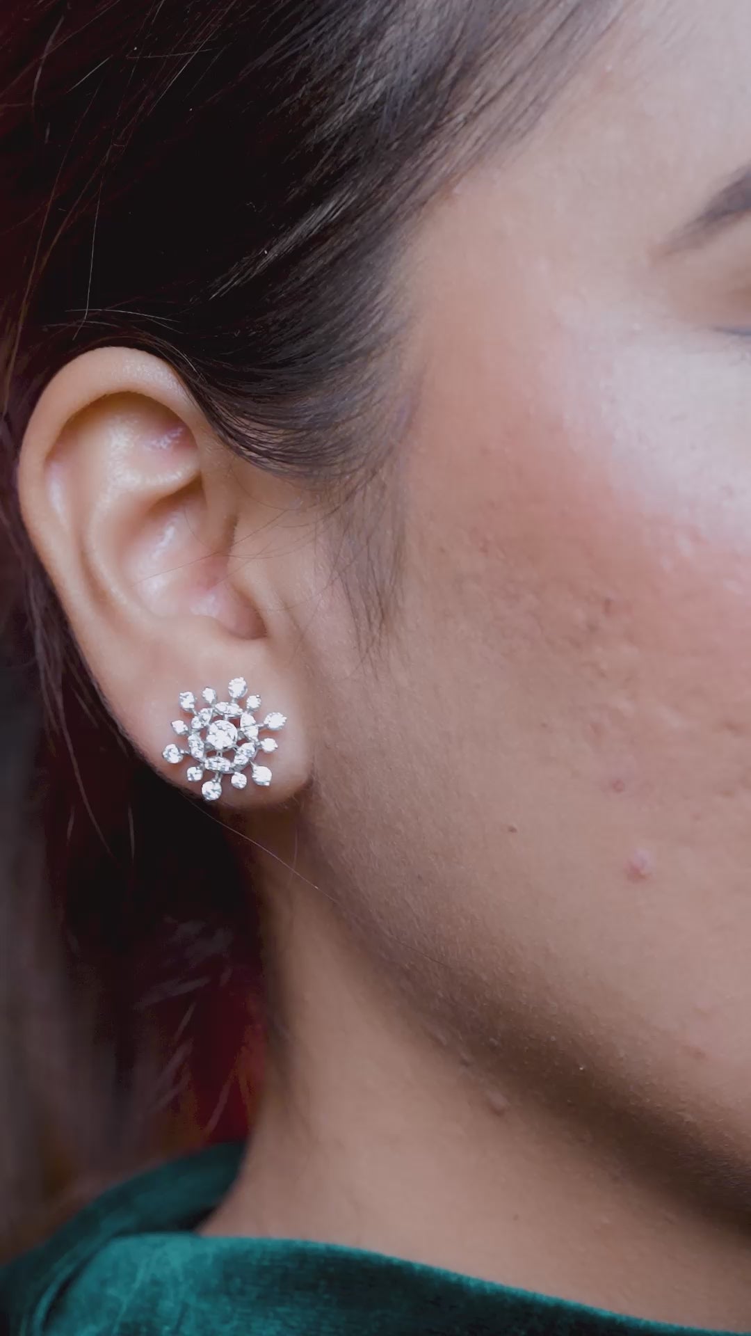 Starburst Spark Stud Earrings
