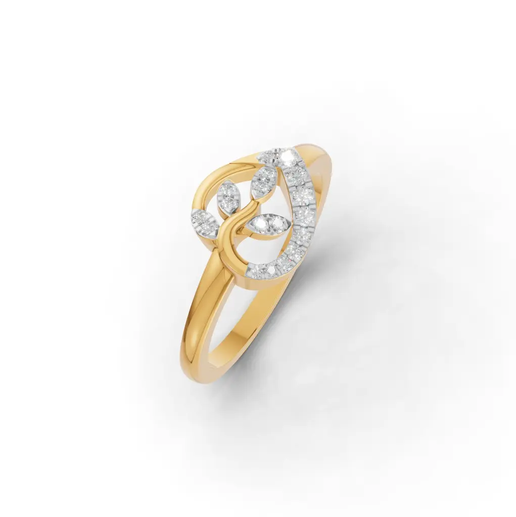 Orelia Heart Diamond Ring.webp