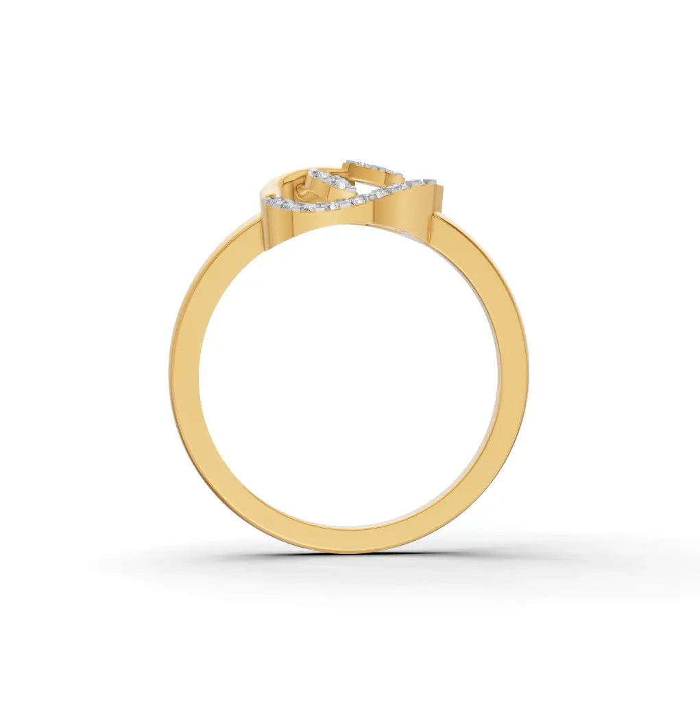 Orelia Heart Diamond Ring.webp