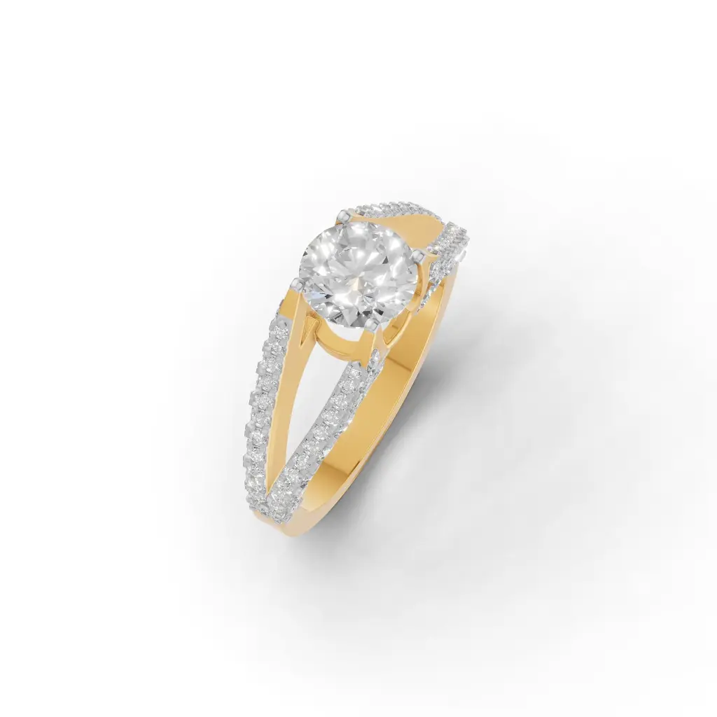 Dawnstone Radiant 1 Carat Solitaire Ring.webp