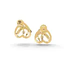 Dangling Hearts Diamond Earring.webp
