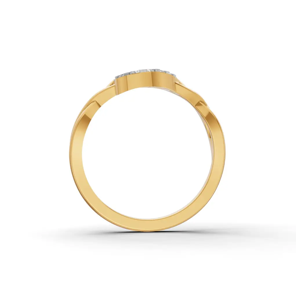 Infinite Infinity with Heart Diamond Ring.webp