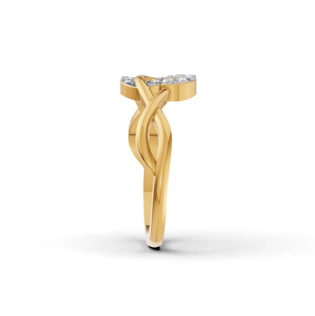 Infinite Infinity with Heart Diamond Ring.webp