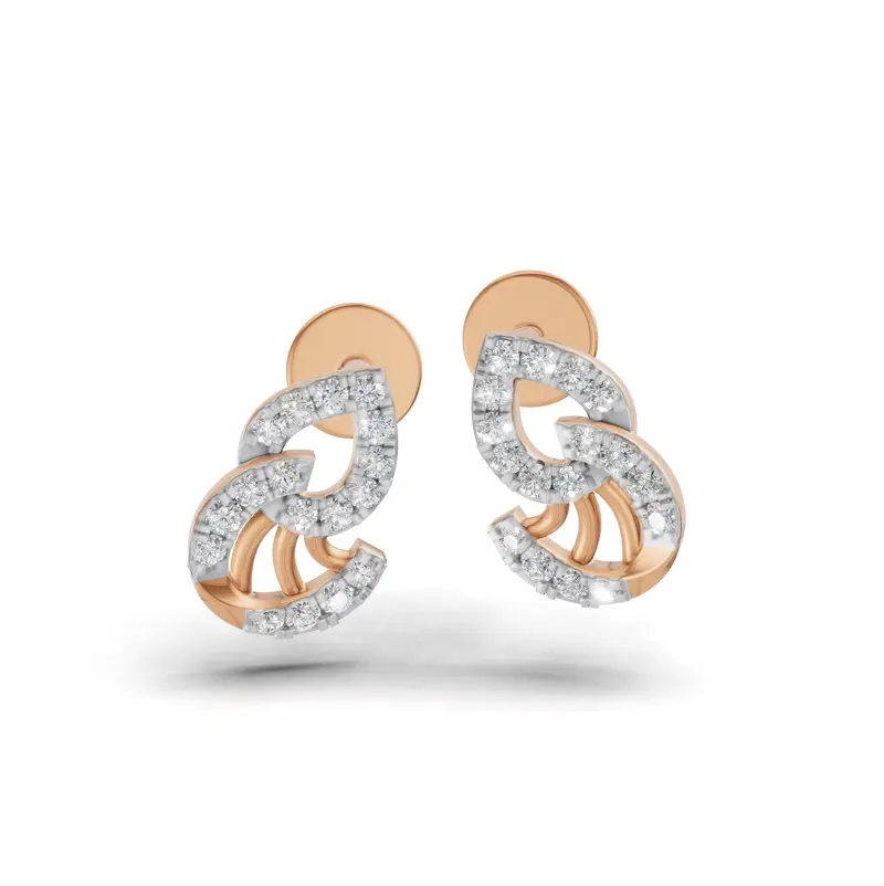 Pretty Petals Diamond Stud