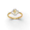Quatrefoil Diamond Ring