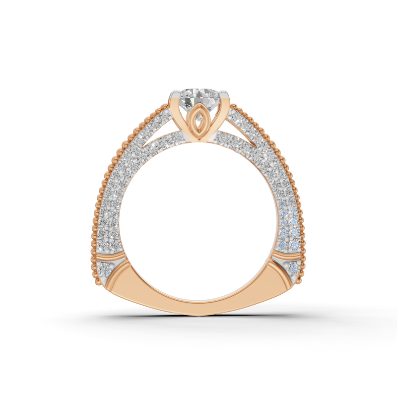 0.73 Carat Solitaire Iconic Round Ring