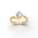 Cushion Sparkle Ring