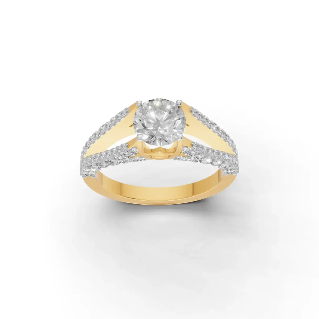 Dawnstone Radiant 1 Carat Solitaire Ring