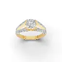 Dawnstone Radiant 1 Carat Solitaire Ring