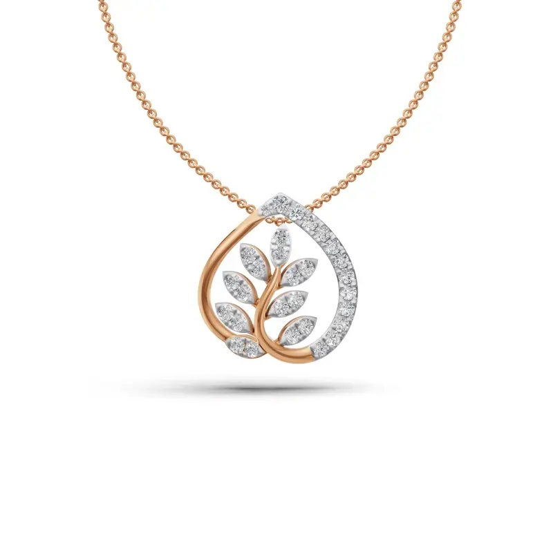 Orelia Heart Diamond Pendant