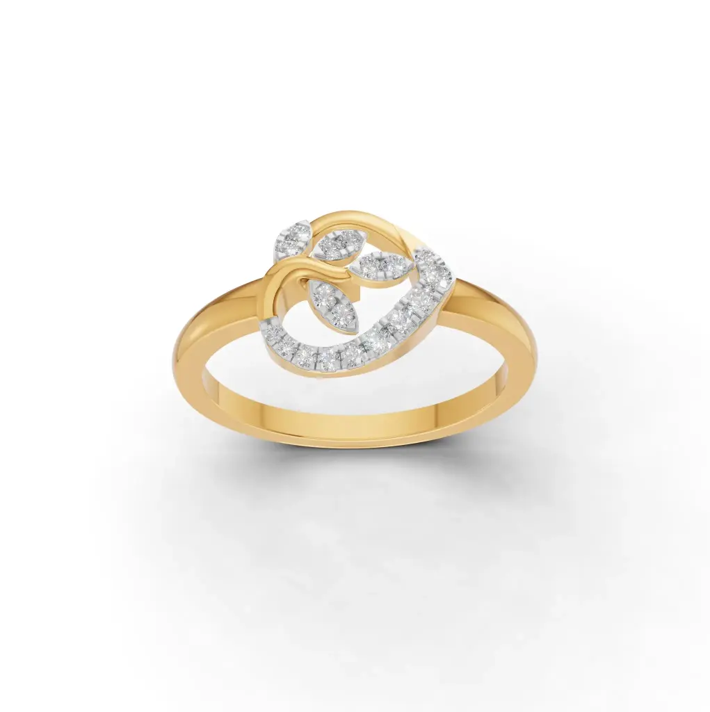 Orelia Heart Diamond Ring