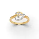 Orelia Heart Diamond Ring