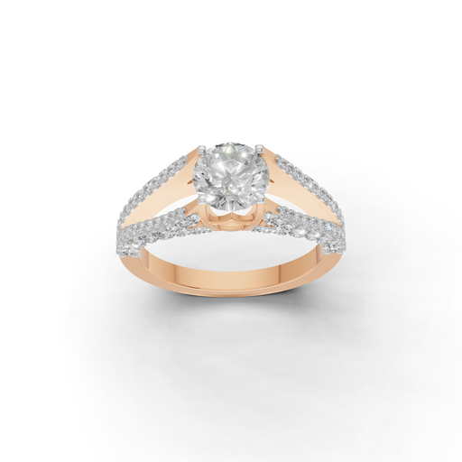 [K-LR-201] Dawnstone Radiant 1 Carat Solitaire Ring