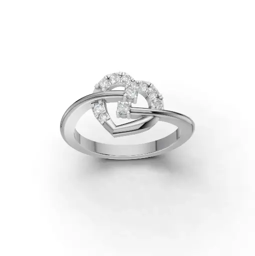 [K-LR-025] Heartfire Glow Diamond Ring