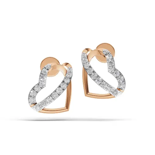 [K-ER-039] 0.28 Carat Embrace Earrings