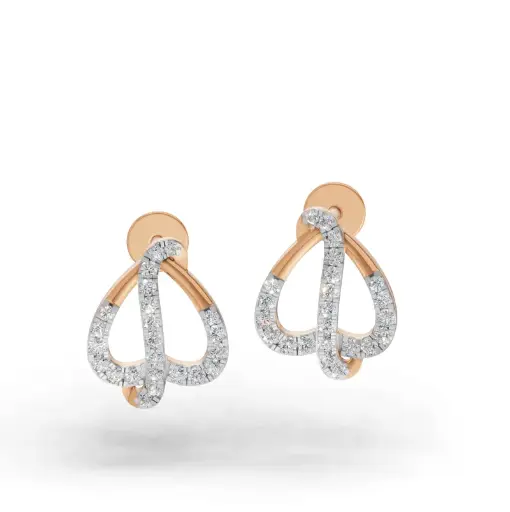 [K-ER-047] 0.29 Carat Little Love Loops Earring