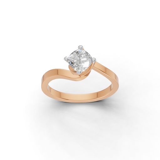 [K-LR-192] Cushion Sparkle Ring